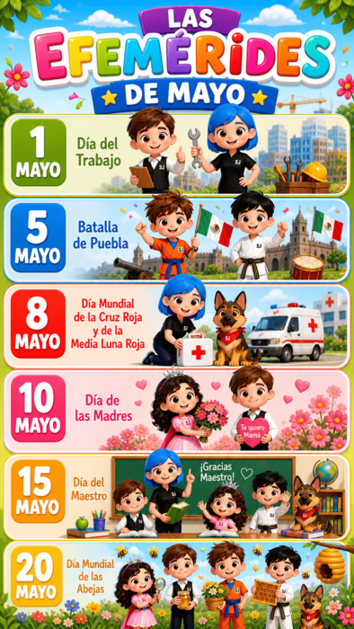 Efemérides del mes de Mayo