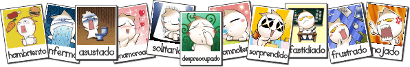 Lotería de Estados de Ánimo en Español para imprimir