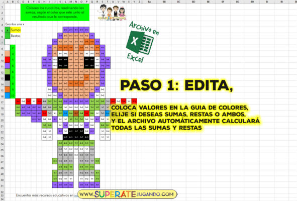 Pixel Toy Story 1 - Sumas y Restas - Buzz Lightyear - editar