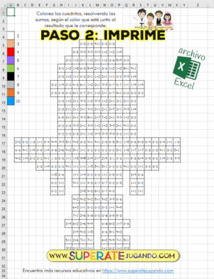 Pixel Toy Story 1 - Sumas y Restas - Buzz Lightyear - imprimir