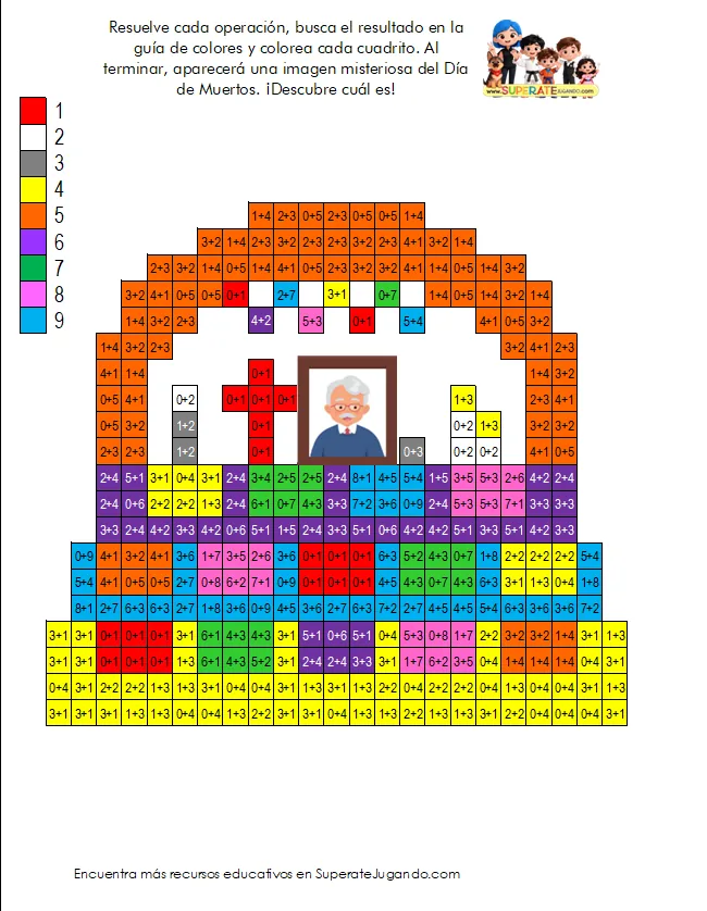 Hoja de Pixeles: Altar de Muertos