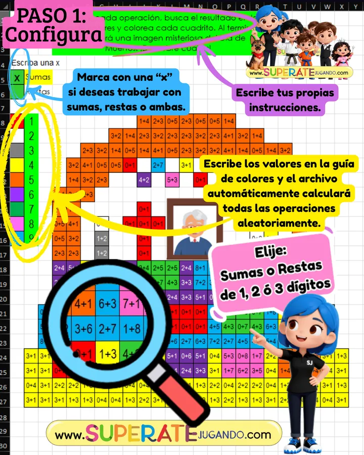 Paso 1: configura el nivel en Excel