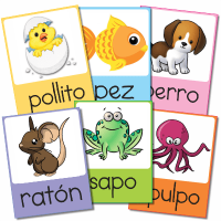 Flashcards Animales Aprender Español