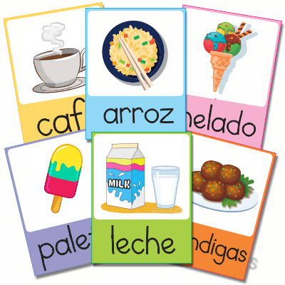Flashcards-Comida-Español