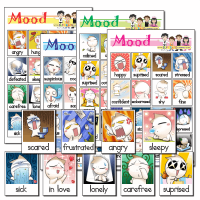 Lotería Estados de Animo en Inglés para Imprimir