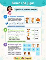 Actividades para aprender vocabulario con el memorama de animales en inglés