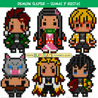 Pixel-Demon-Slayer-Sumas-y-Restas