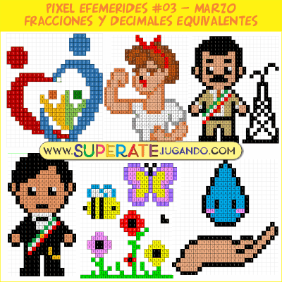 Pixel-Efemerides-3-Marzo-Fracciones-y-Decimales-Equivalentes