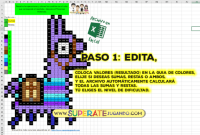 Pixel Fortnite 1 - Sumas y Restas