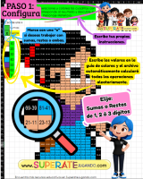 Configuración de Pixeles de la Independencia de México con sumas y restas