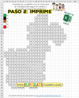 Pixel Mario Bros 1 - Letras, Números y Sílabas