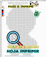 Pixel Mario Bros 2 - Letras, Números y Sílabas