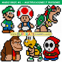 Pixel-Mario-Bros-2-Multiplicaciones-y-Divisiones