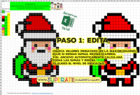 Pixel Navidad 2 - Fracciones y Decimales