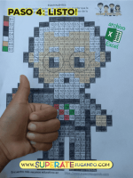 Pixel Personajes Mexicanos 2 - Revolución - Fracciones y Decimales