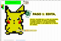 Pixel Pokemón 1 - Letras y Números