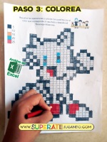 Pixel-Sonic-Sumas-y-Restas-Tails-colorear