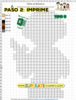 Pixel Star Wars 1 - Tablas de Multiplicar
