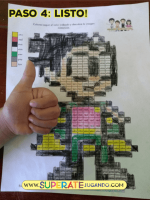 Pixel Jóvenes Titanes - Letras y Números