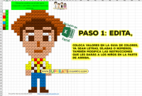Pixel Toy Story 1 - Letras y Números