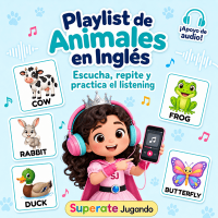 Playlist de audio para practicar la pronunciación de los animales en inglés