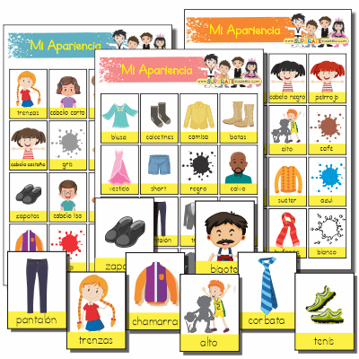 Loteria Mi Apariencia en Español para Imprimir