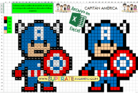 Pixel Avengers - Letras y Números