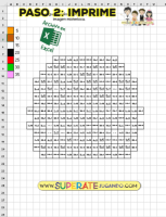 Pixel Comida Kawaii 1 - Multiplicaciones y Divisiones