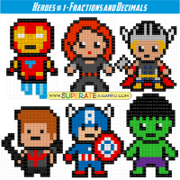 Fractions and Decimals - Avengers
