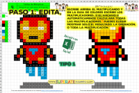 Pixel Heroes 1 - AVENGERS - Tablas de Multiplicar