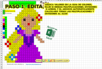 Pixel Princesas 2 - Multiplicaciones y Divisiones