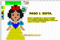 Pixel Princesas 2 - Disney - Sumas y Restas
