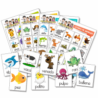 Animals Bingo in Spanish to Print