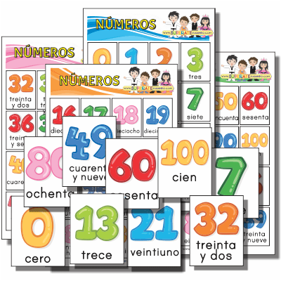 Numbers Bingo in Spanish to Print - Game to Learn Spanish